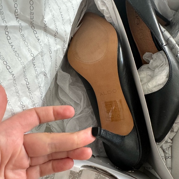 NWT ALDO Fragola Black Heels - Picture 4 of 6